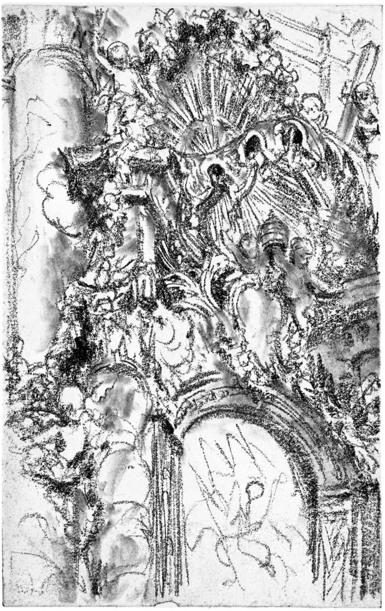 Oberer Teil eines Barockaltars