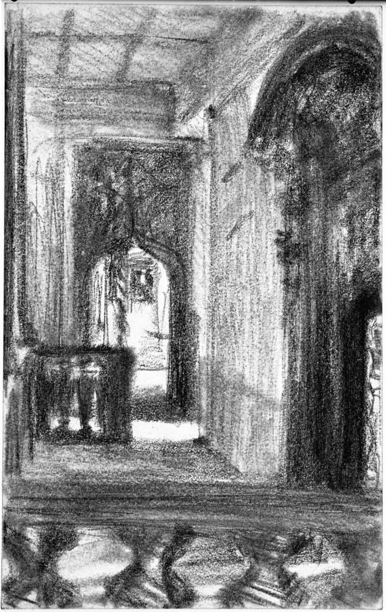 Durchgangsraum eines Renaissancehauses