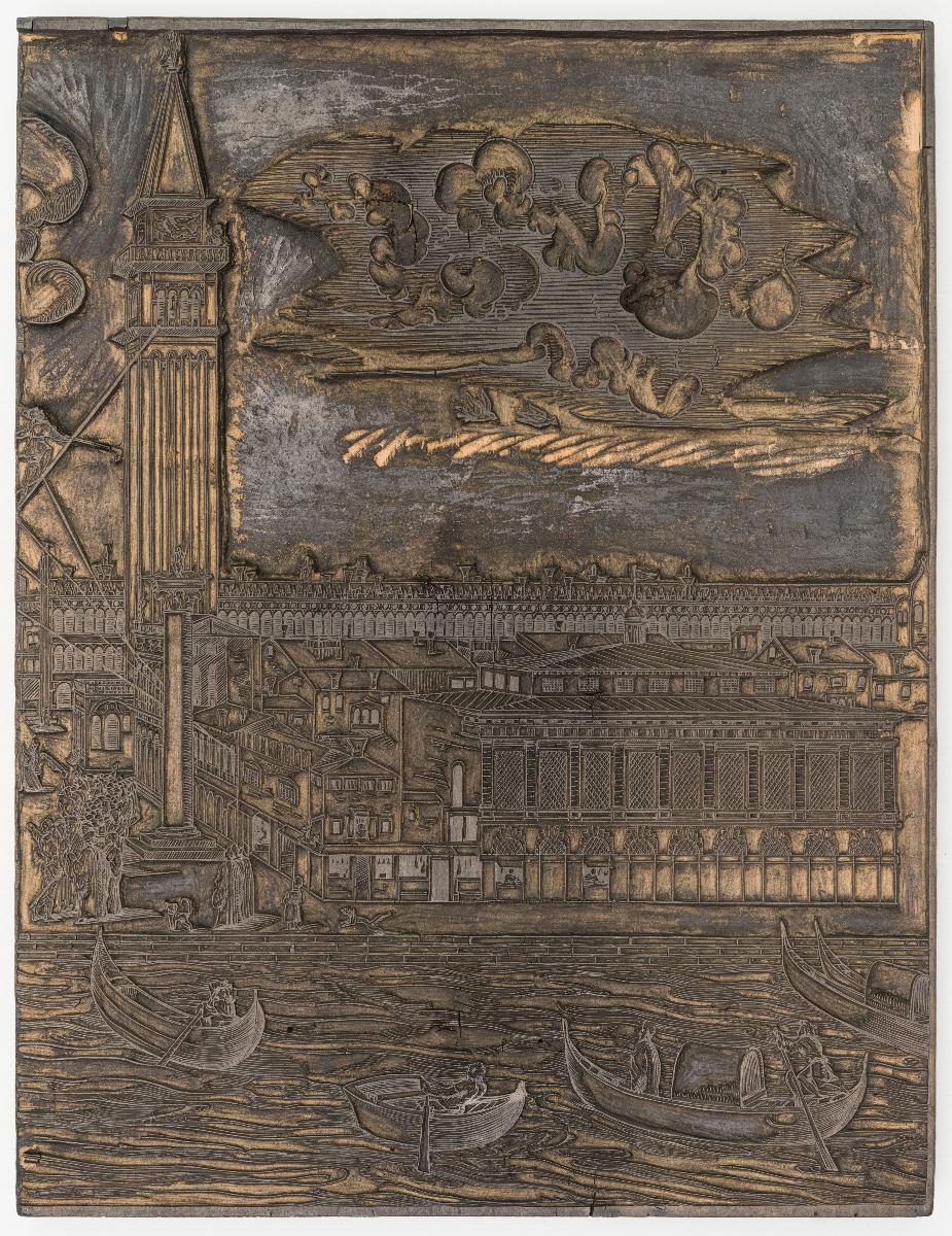 Seiltänzer über Piazza San Marco, Venedig  (2 Stöcke)