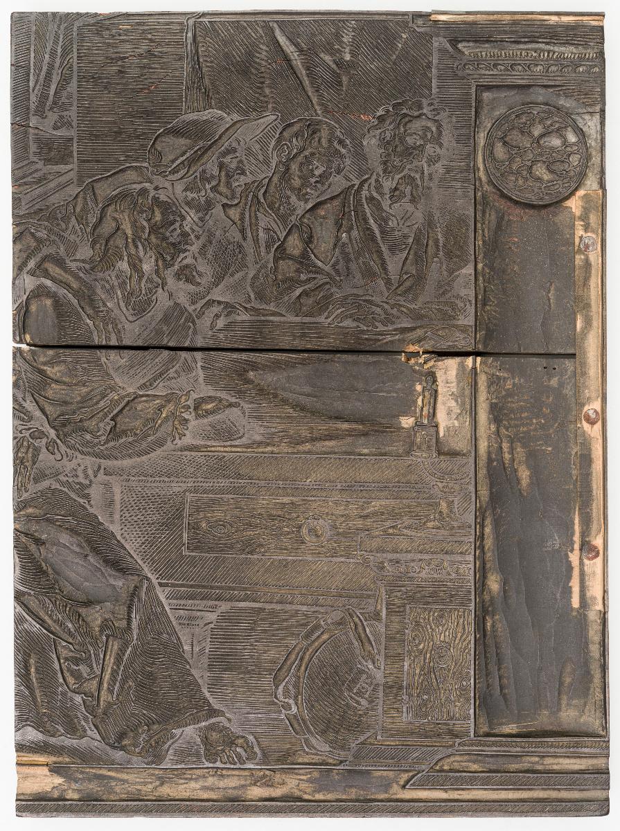 Abendmahl (mit Kerzenständer rechts von der Mittelsäule)
(8 Stöcke)