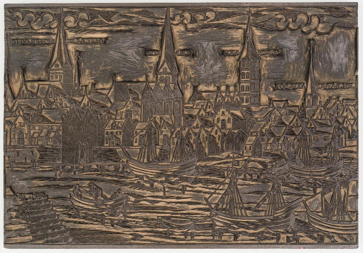 Ansicht von Bremen (3 Stöcke)