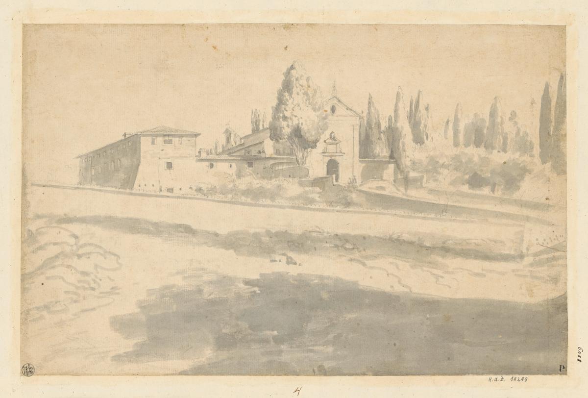 Kleine Kirche in der Campagna (Cappucini di Fracsati?)