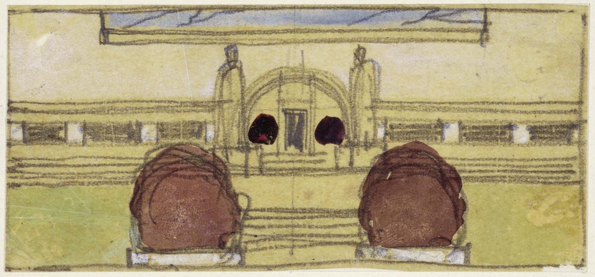 Landschaftliches Einzelmotiv, Ernst-Ludwig-Haus