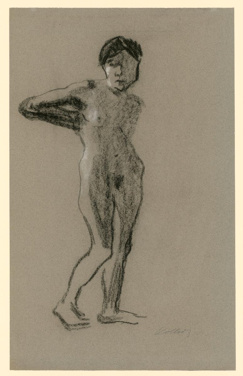 Stehender weiblicher Akt