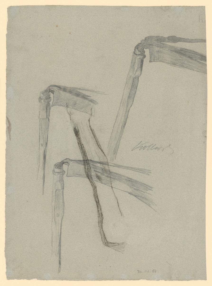 Drei Sensen und ein Arm (Studienblatt)