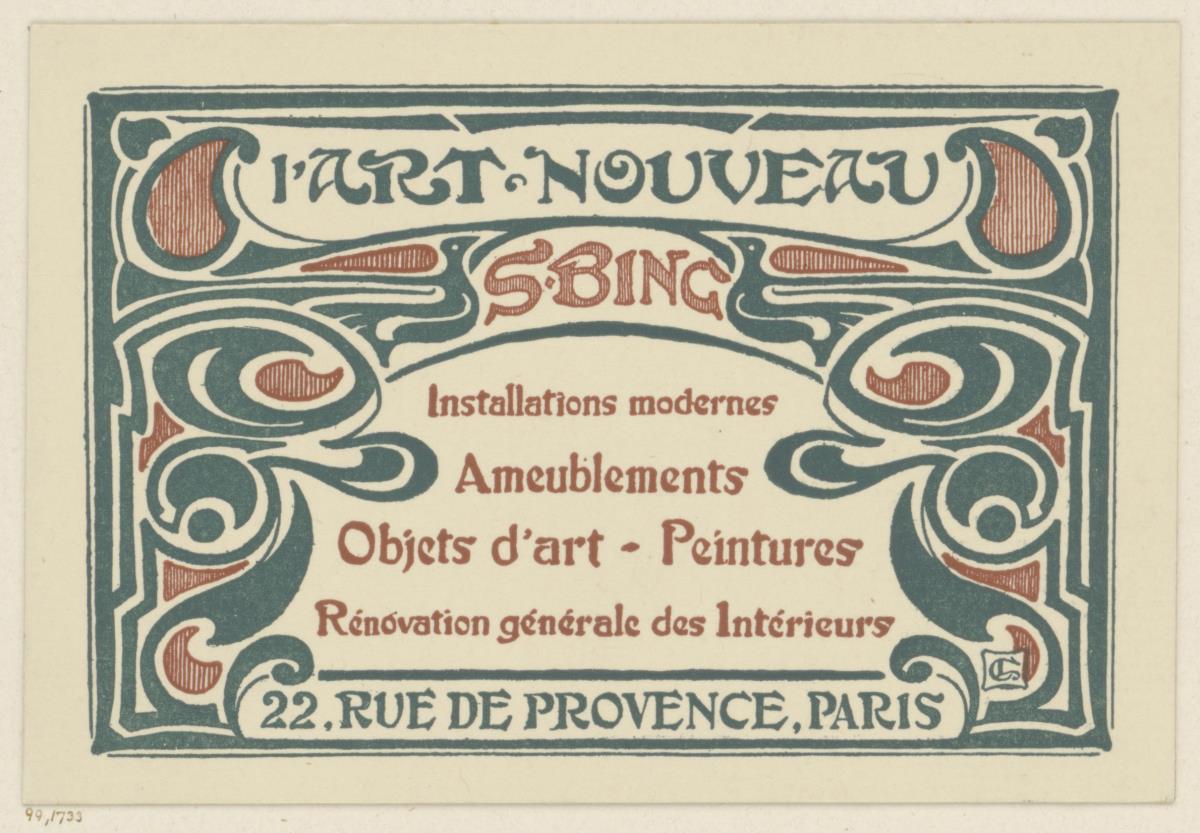 L'Art Nouveau. Siegfried (Samuel) Bing