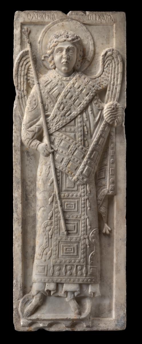 Relief mit Erzengel Michael