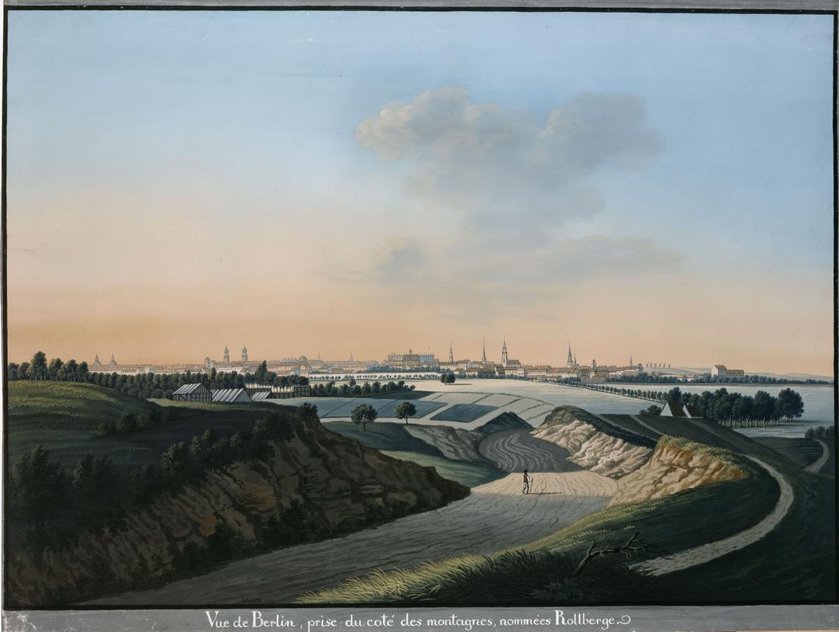 Ansicht von Berlin von den Rollbergen