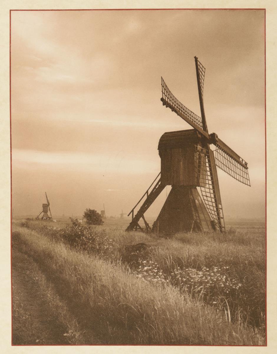 Ochstenwärder. Wasserhebemühlen (aus dem Album "Hamburg: Land und Leute der Niederelbe")