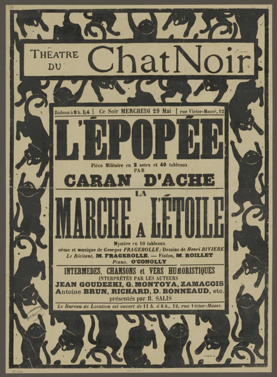 Théatre du Chat Noir. L'epopée/ La marche à l'étoile