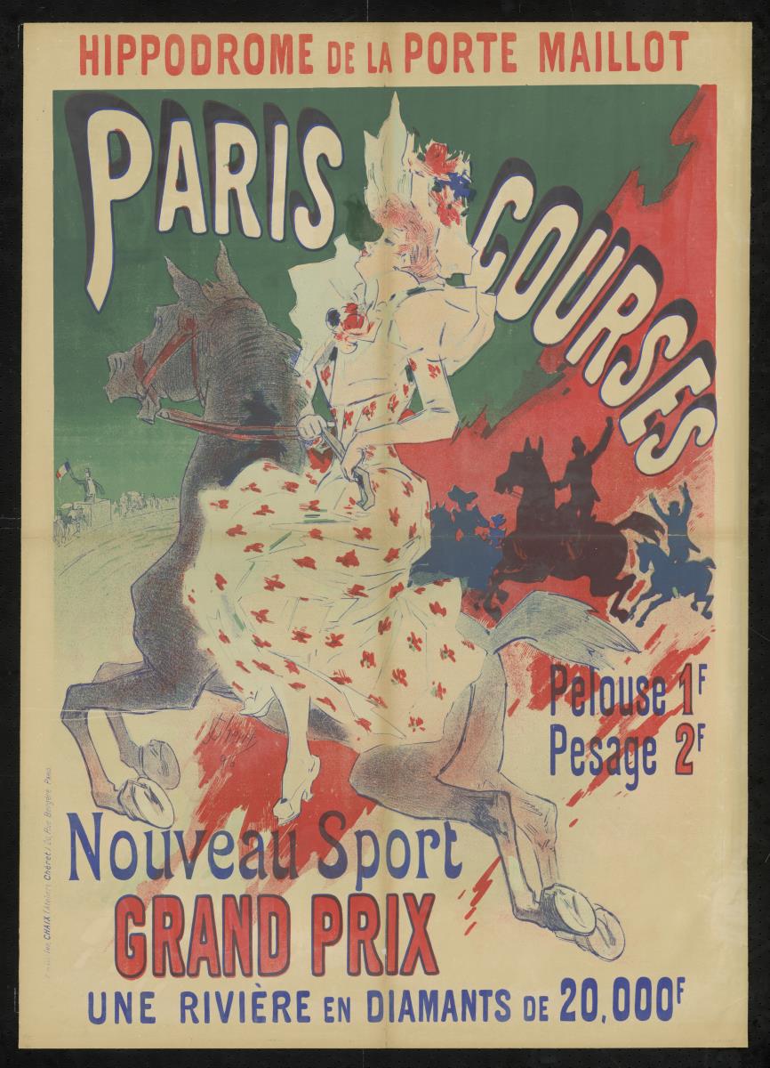 Hippodrome de la Porte Maillot. Paris Couses