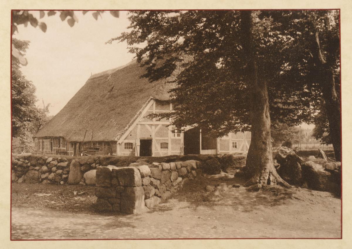 Volksdorf. Bauerngehöft (aus dem Album "Hamburg: Land und Leute der Niederelbe")