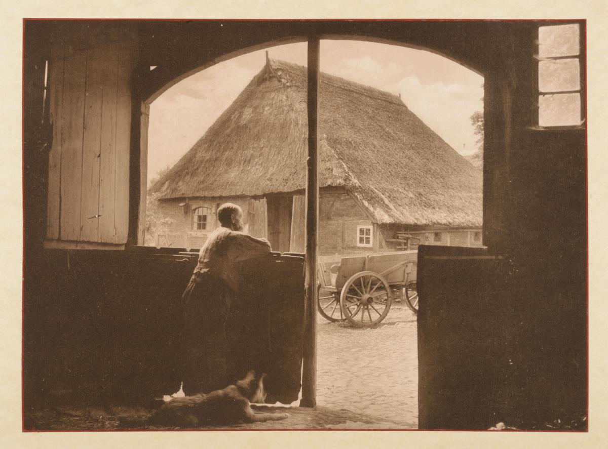 Volksdorf. Am Scheunentor (aus dem Album "Hamburg: Land und Leute der Niederelbe")