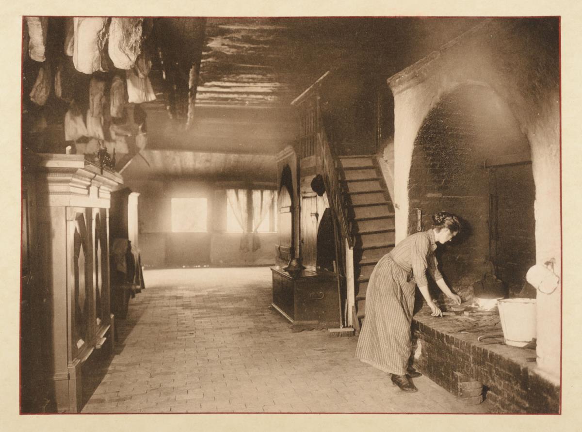 Volksdorf. Im Flett (aus dem Album "Hamburg: Land und Leute der Niederelbe")