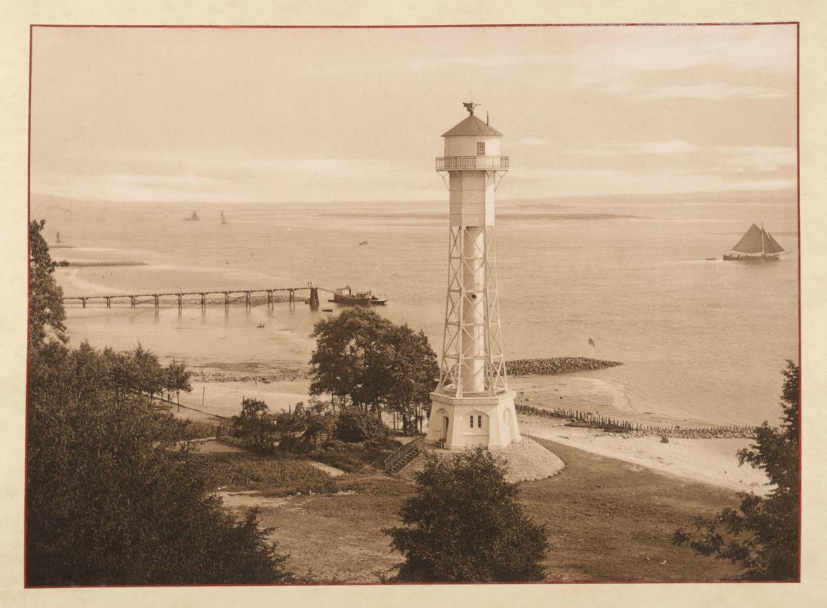 Wittenbergen. Leuchtturm (aus dem Album "Hamburg: Land und Leute der Niederelbe")