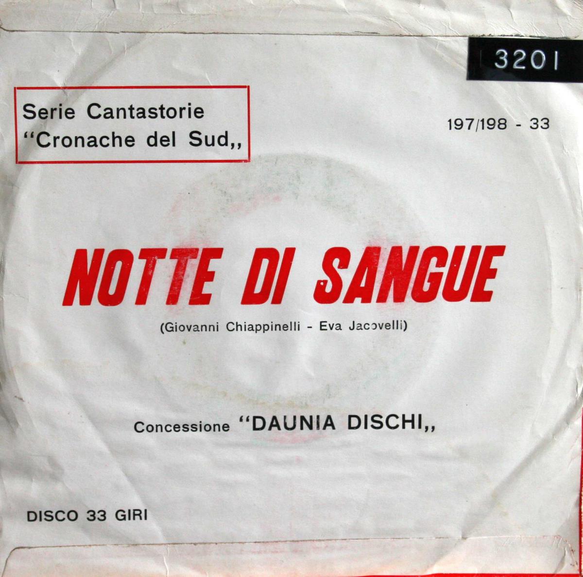 NOTTE DI SANGUE