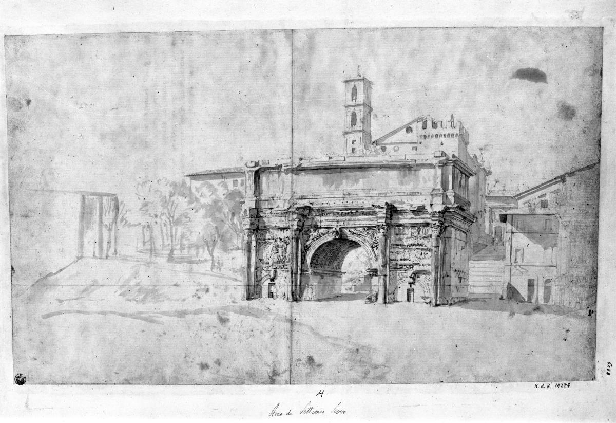 Arco di Severo, im Hintergrund Kapitol