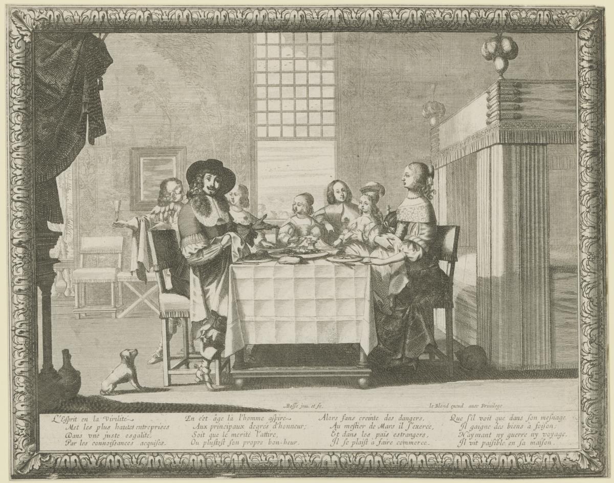 Die vier Lebensphasen des Menschen, Bl. 3: das Erwachsenenalter