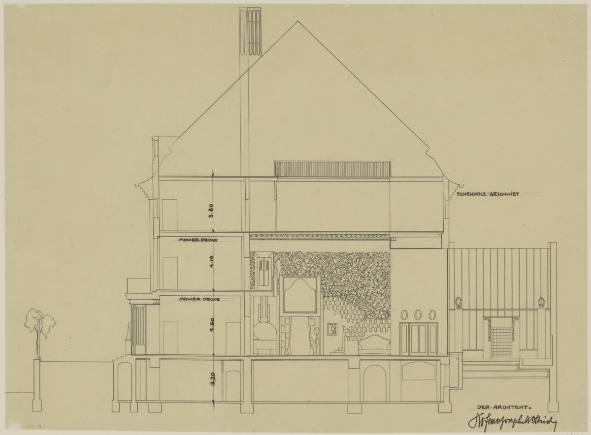 Strassburg, Projekt Villa Schwarzmann, Schnitt