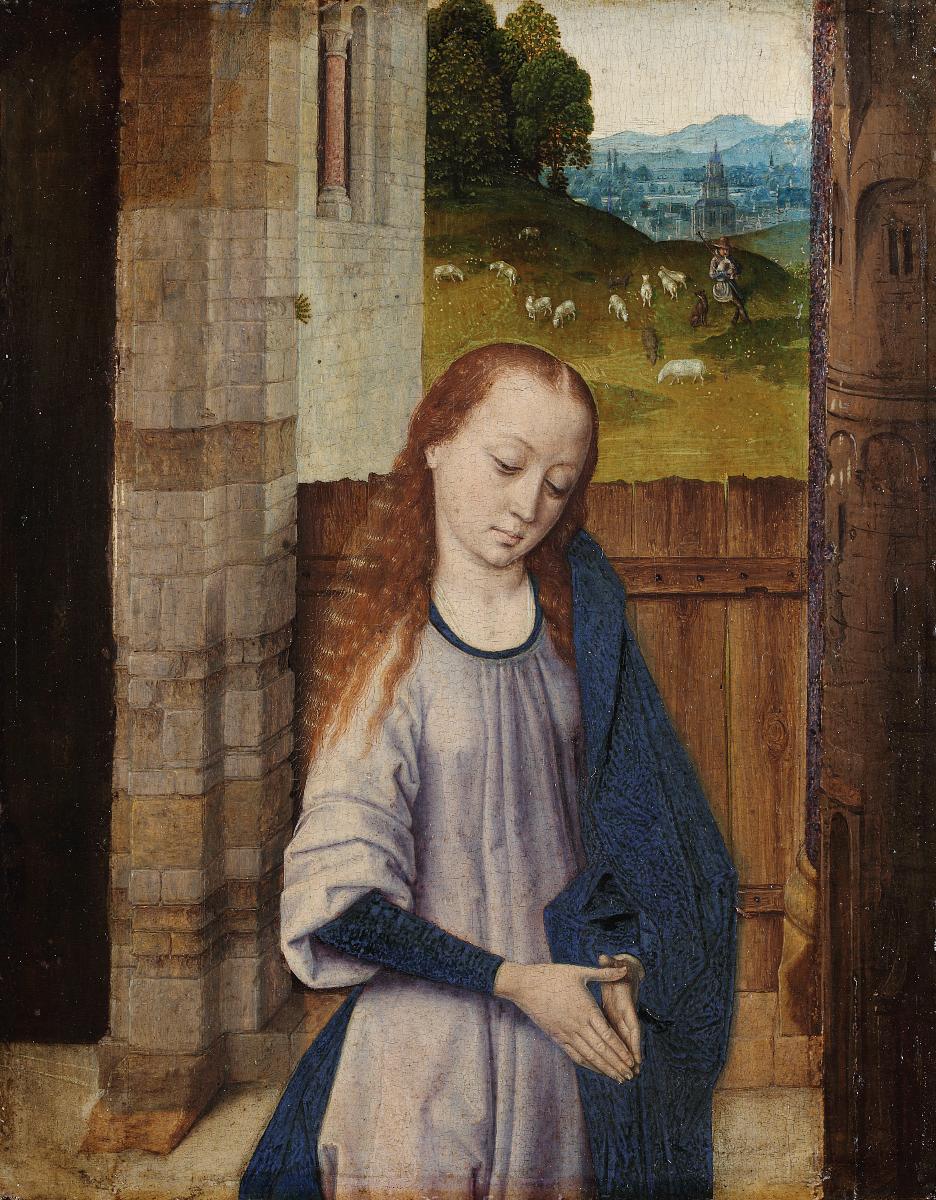 Maria, Fragment einer Geburt Christi