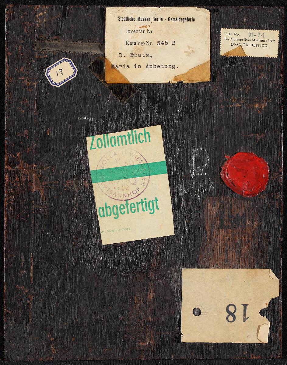Maria, Fragment einer Geburt Christi