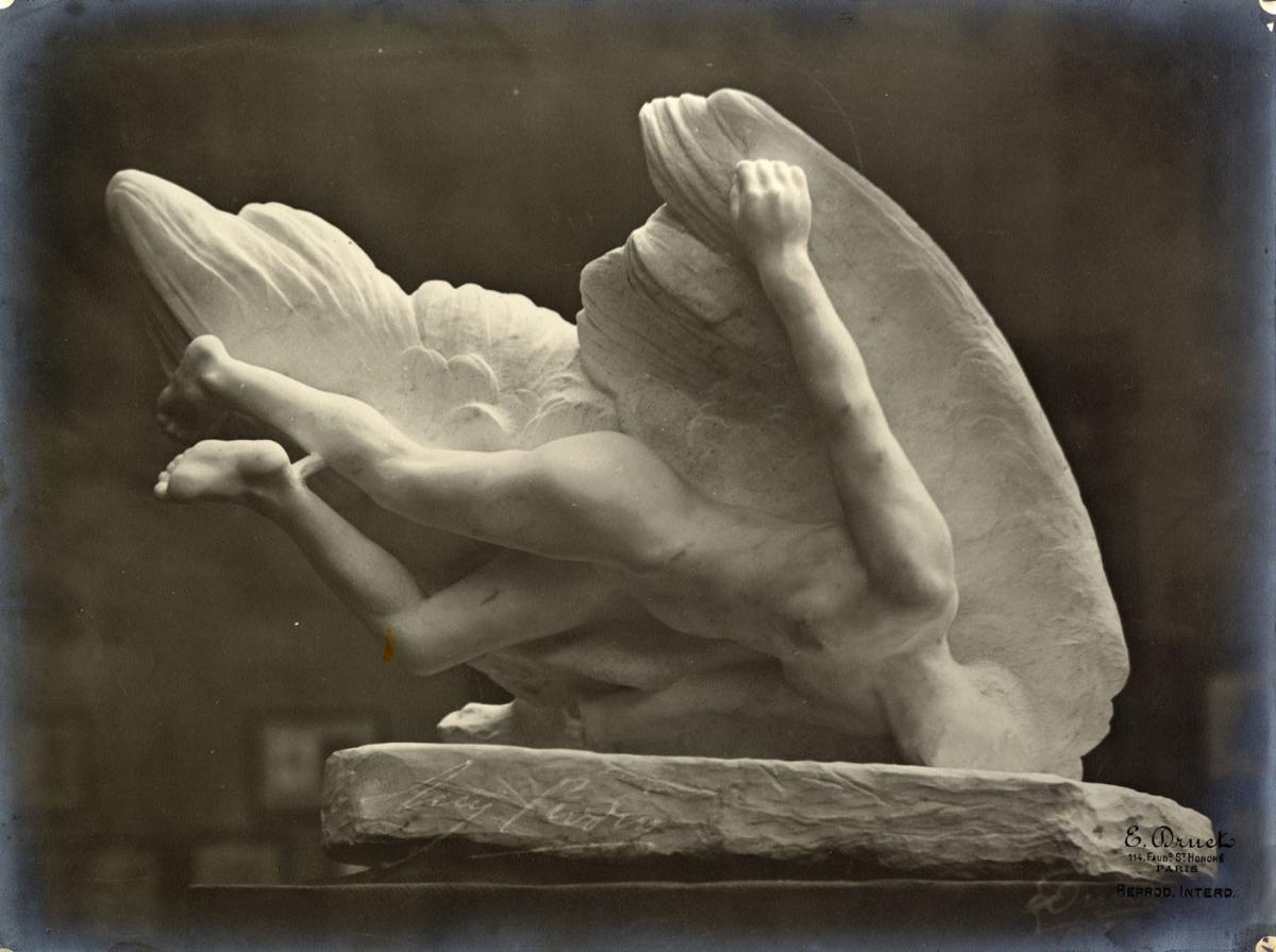 Die Illusion, Schwester des Ikarus in der Salon-Ausstellung, Paris 1896 (?)
