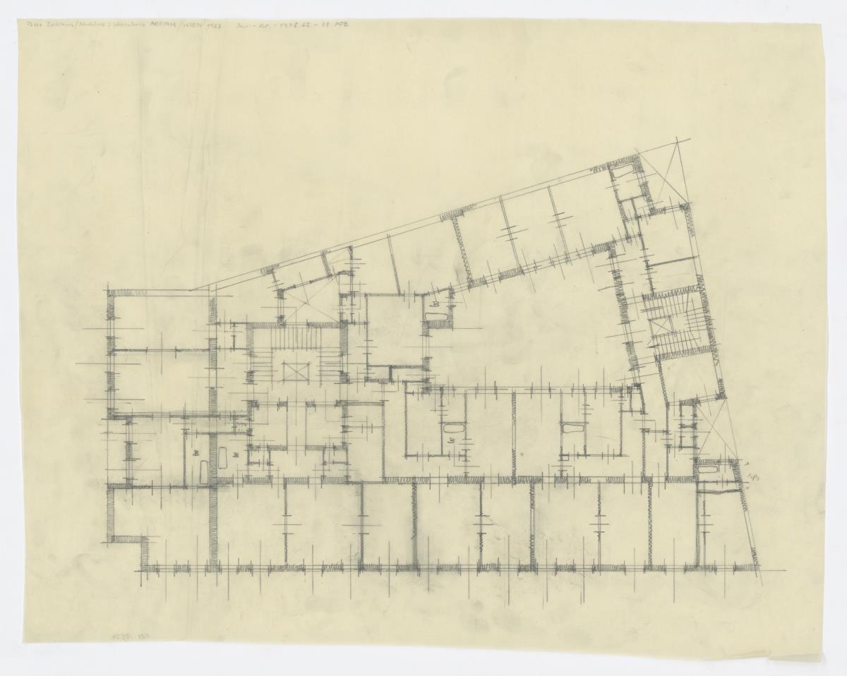 Umbau Wohn- und Geschäftshaus STERN, Agram (Zagreb), Grundriss Wohngeschoss
