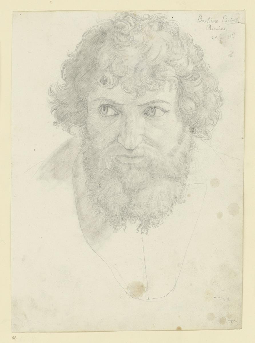 Kopfstudie des Bastiano Pacini (Kopf des Bäckers)