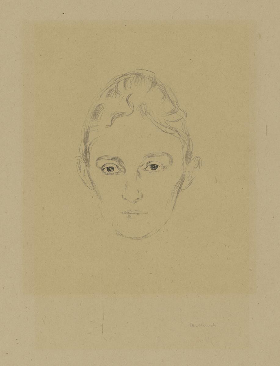 Aus der Mappe "Aus dem Hause Max Linde": Marie Linde