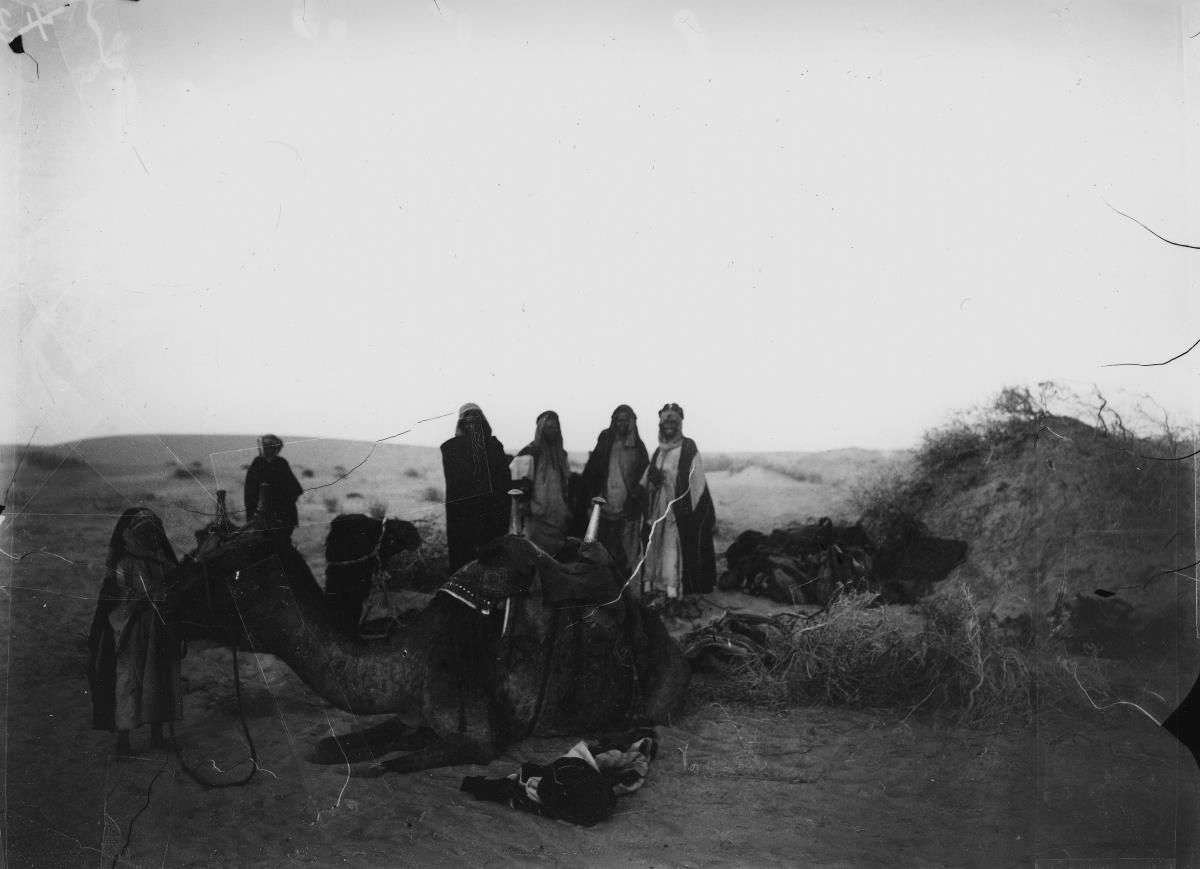 Hofuf - El Gittr. Lager in der Wüste