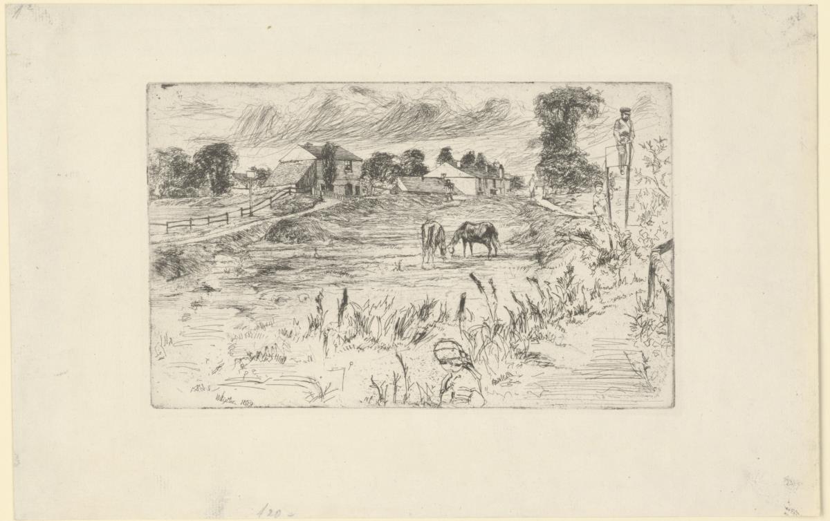 Landscape with the horse