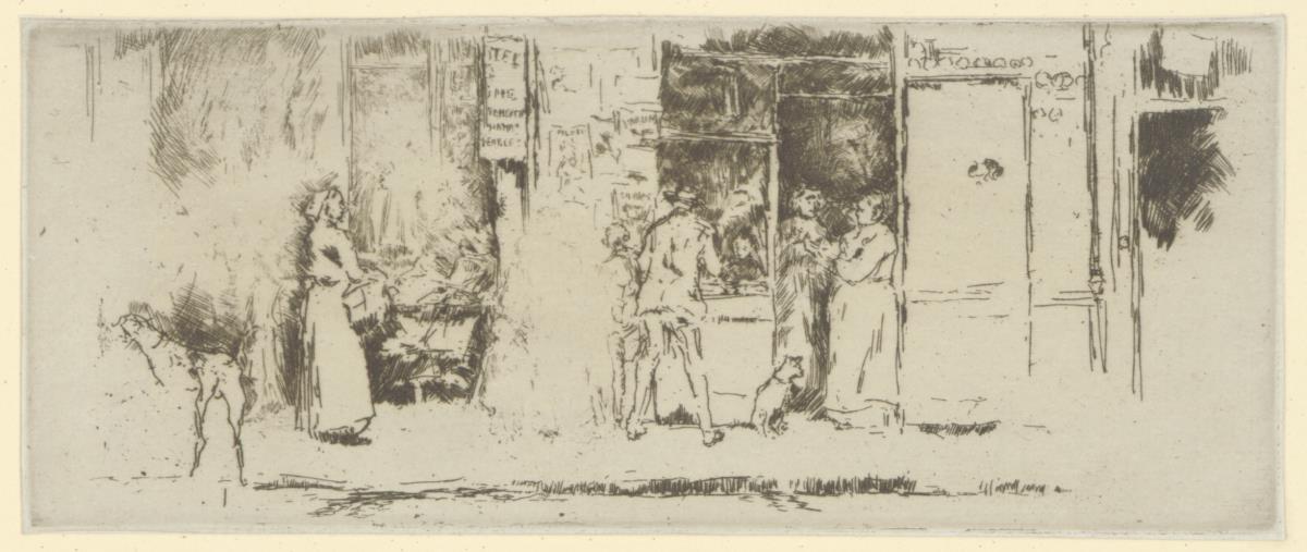 Newspaper-Stall, Rue de Seine