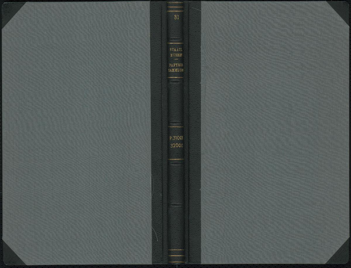 Staatl. Museen Papyrus Sammlung P. 31001-32000