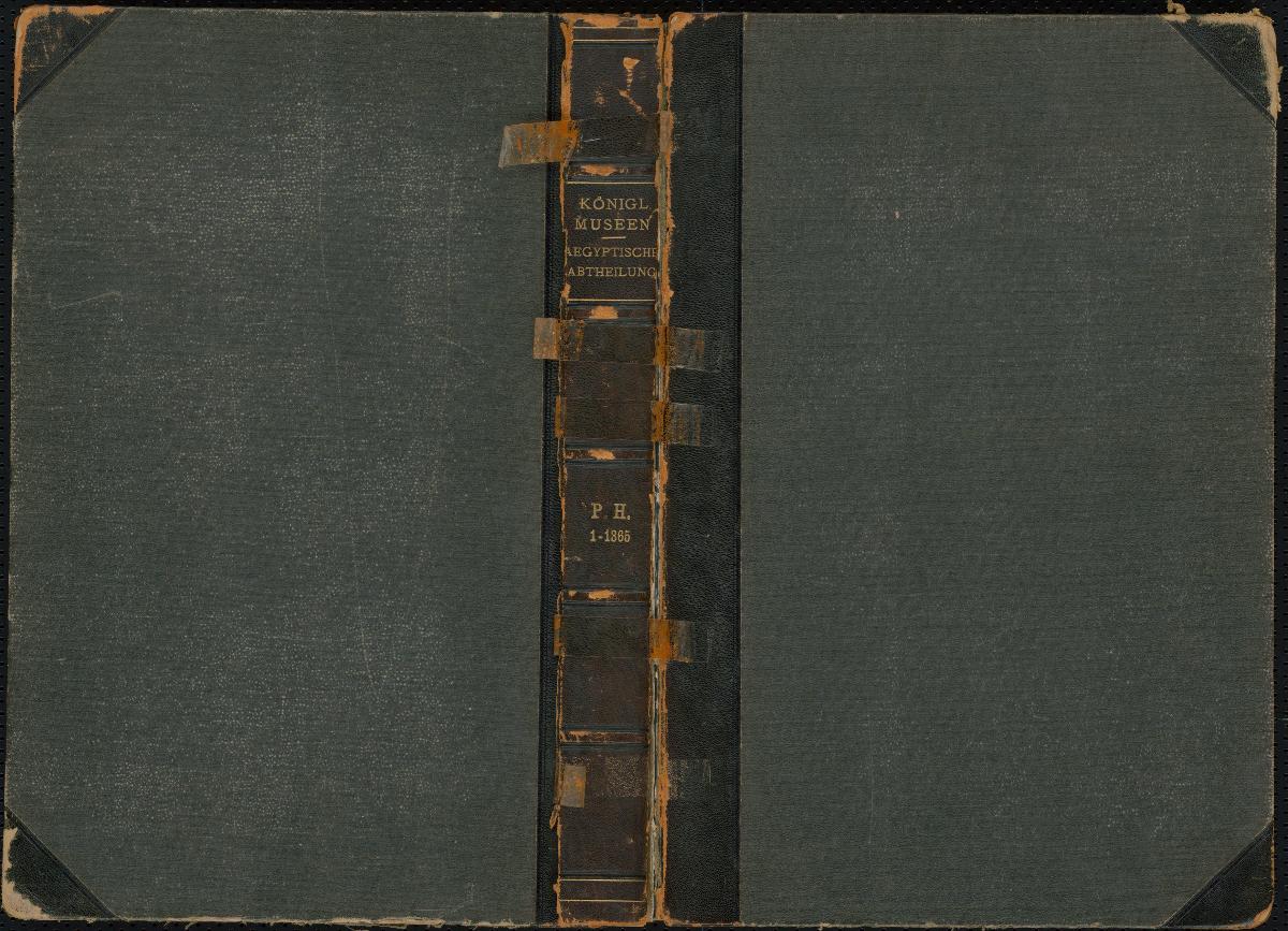 Königl. Museen Aegyptische Abtheilung P.H. 1-1365