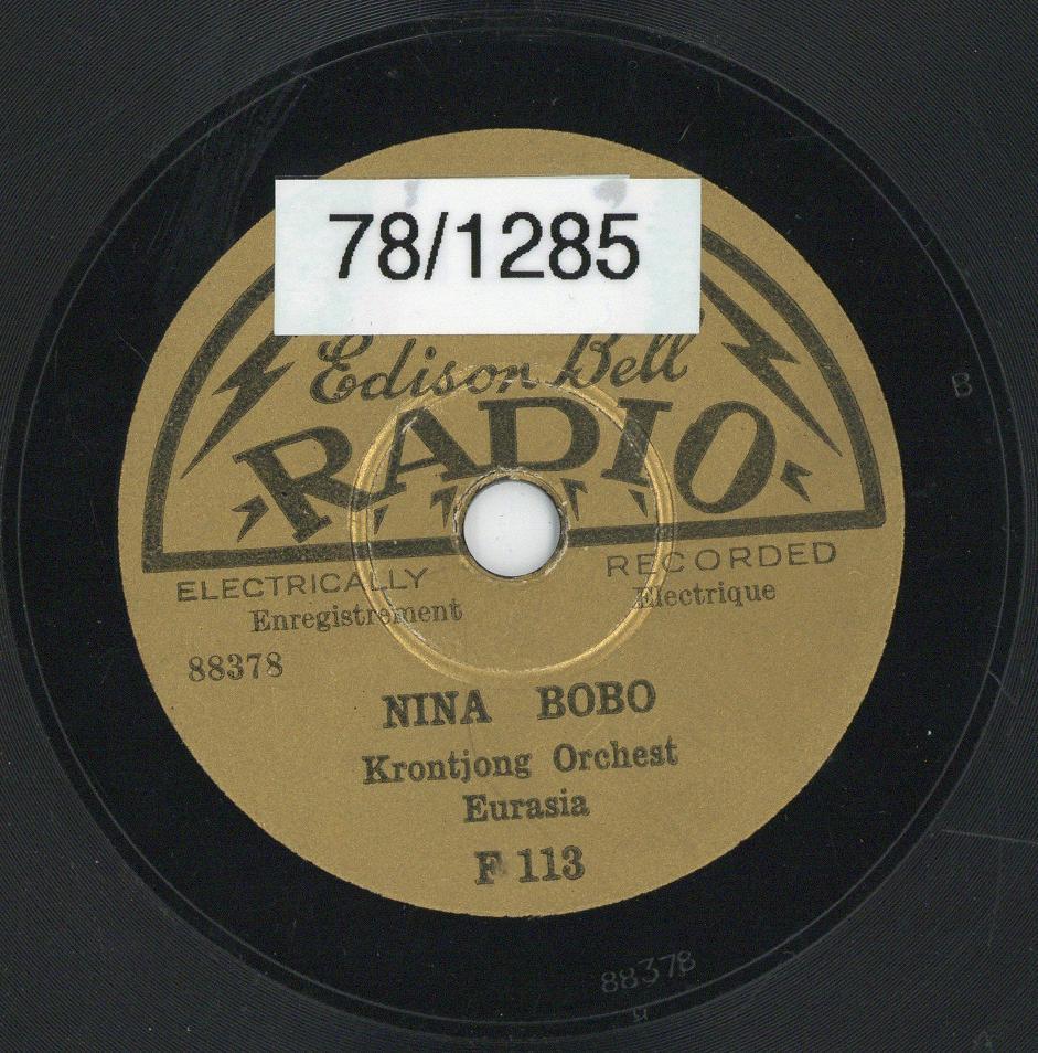 Titel A: Nina Bobo
Titel B: Ramboet Itam, Matanja Galak