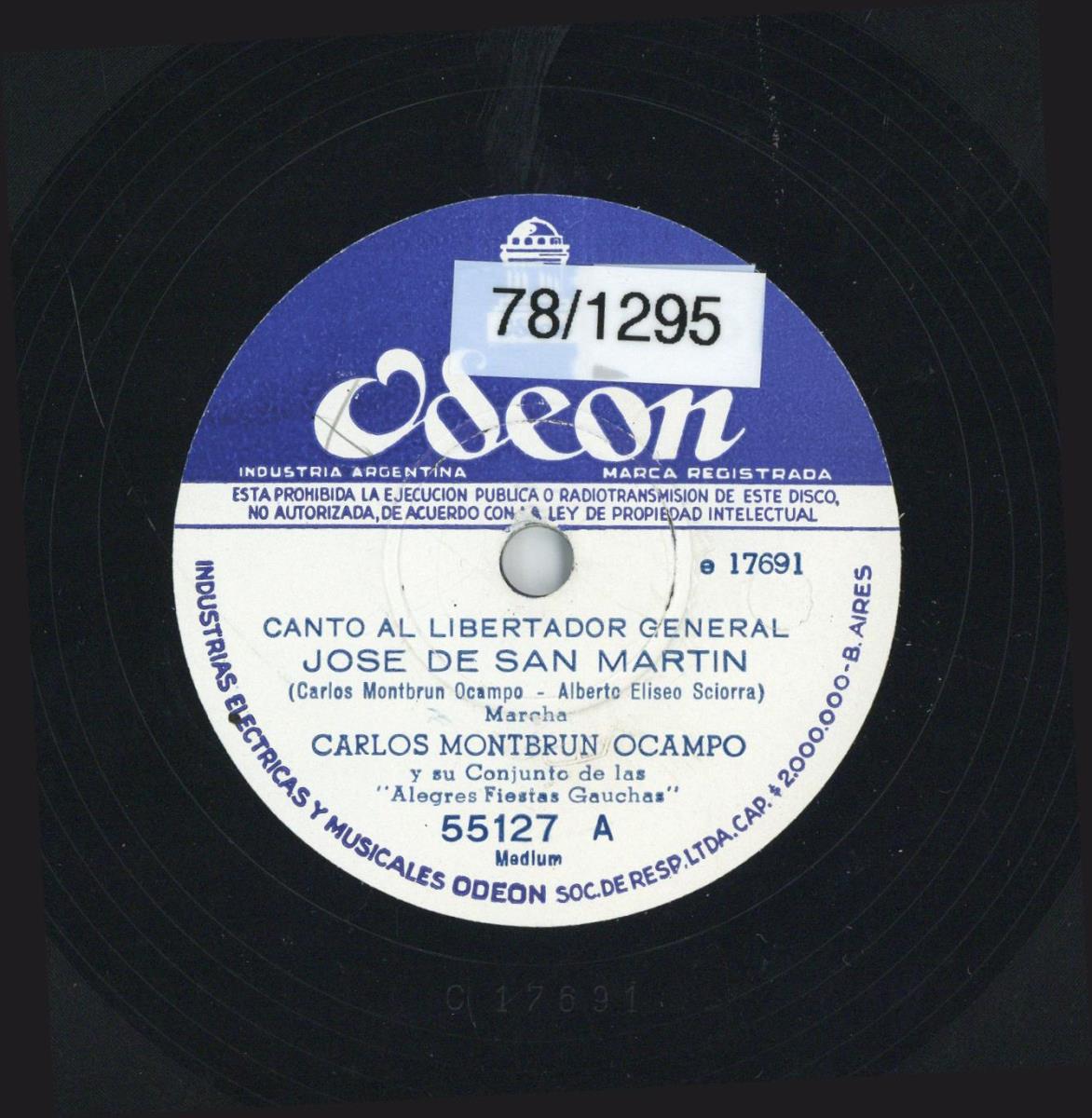 Titel A: Jose De San Martin
Titel B: Triunfo De Las Provincias