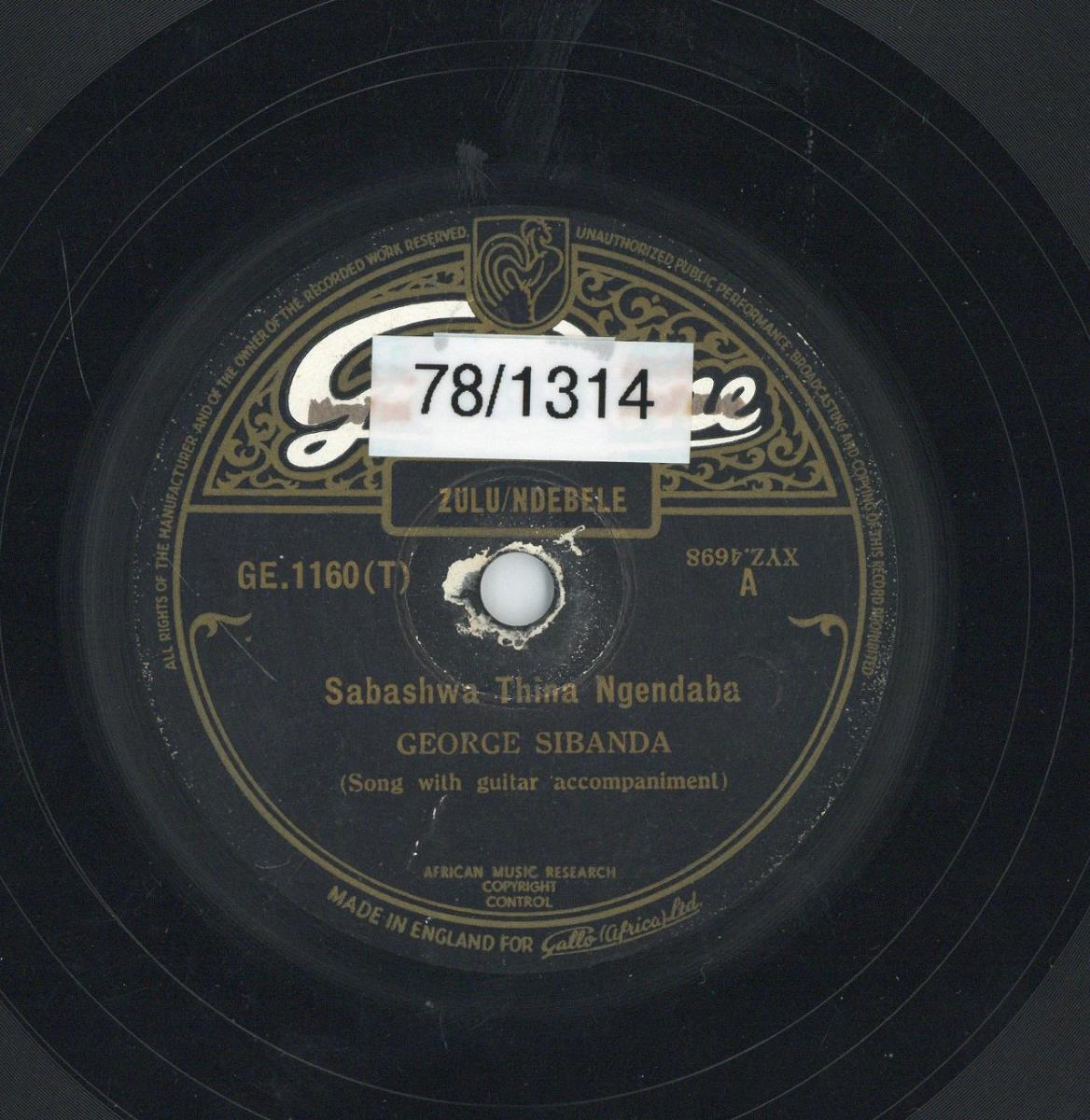 Titel A: Sabashwa Thina Ngendaba
Titel B: Umfazi We Poyisa