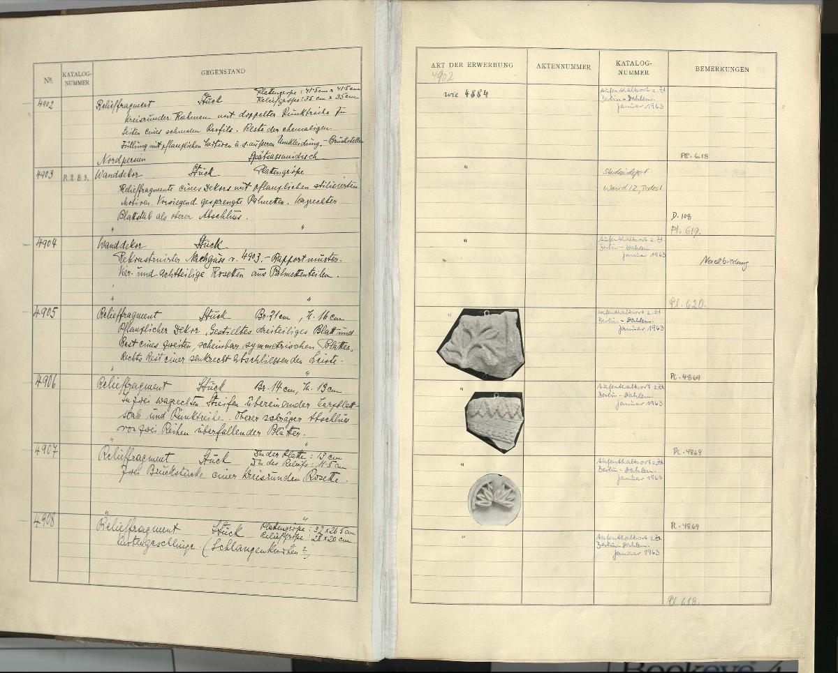 Staatliche Museen, Islamische Abteilung, Inventar 4901-6350