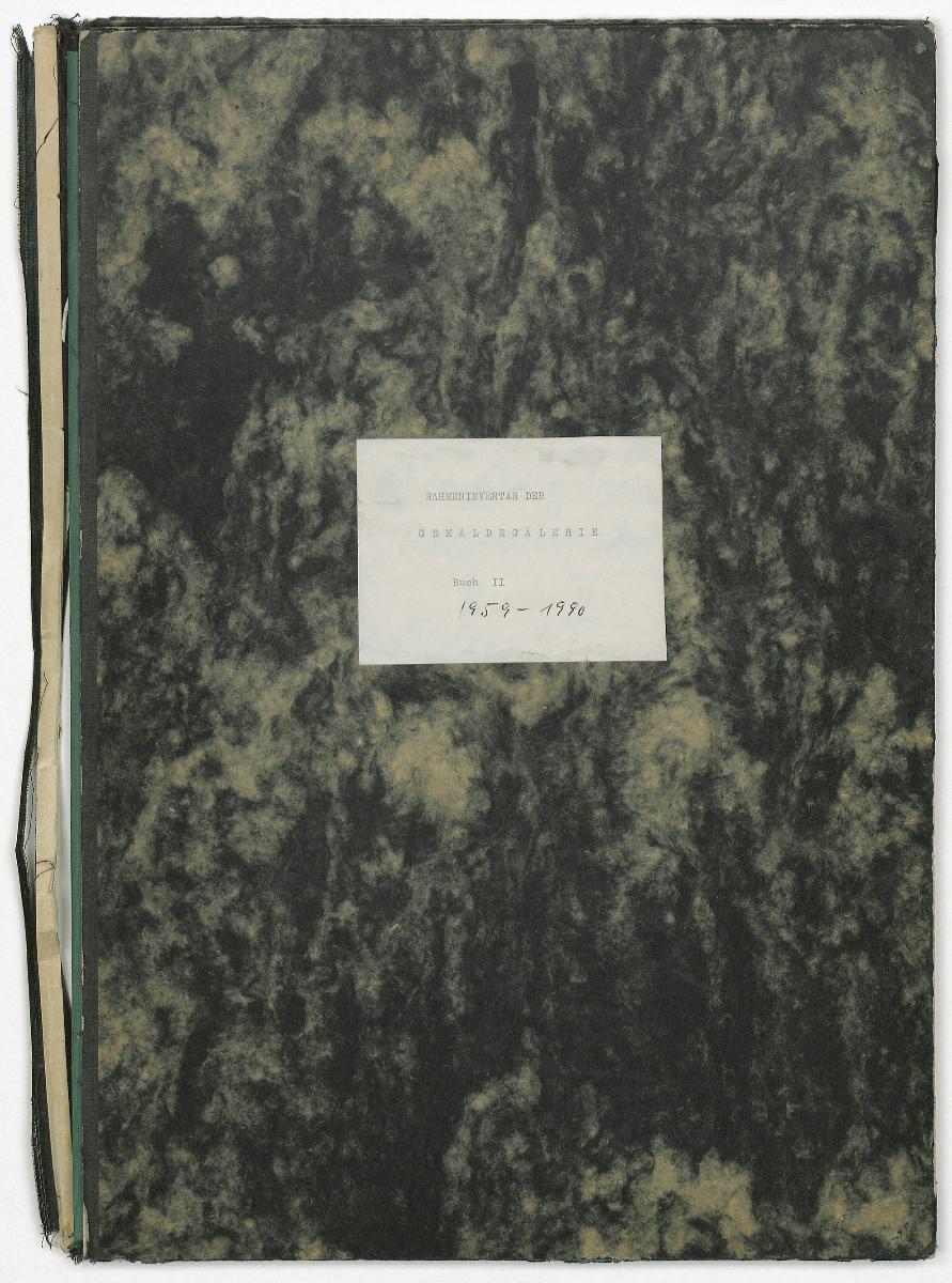 Rahmeninventar der Gemäldegalerie Buch II 1959-1990