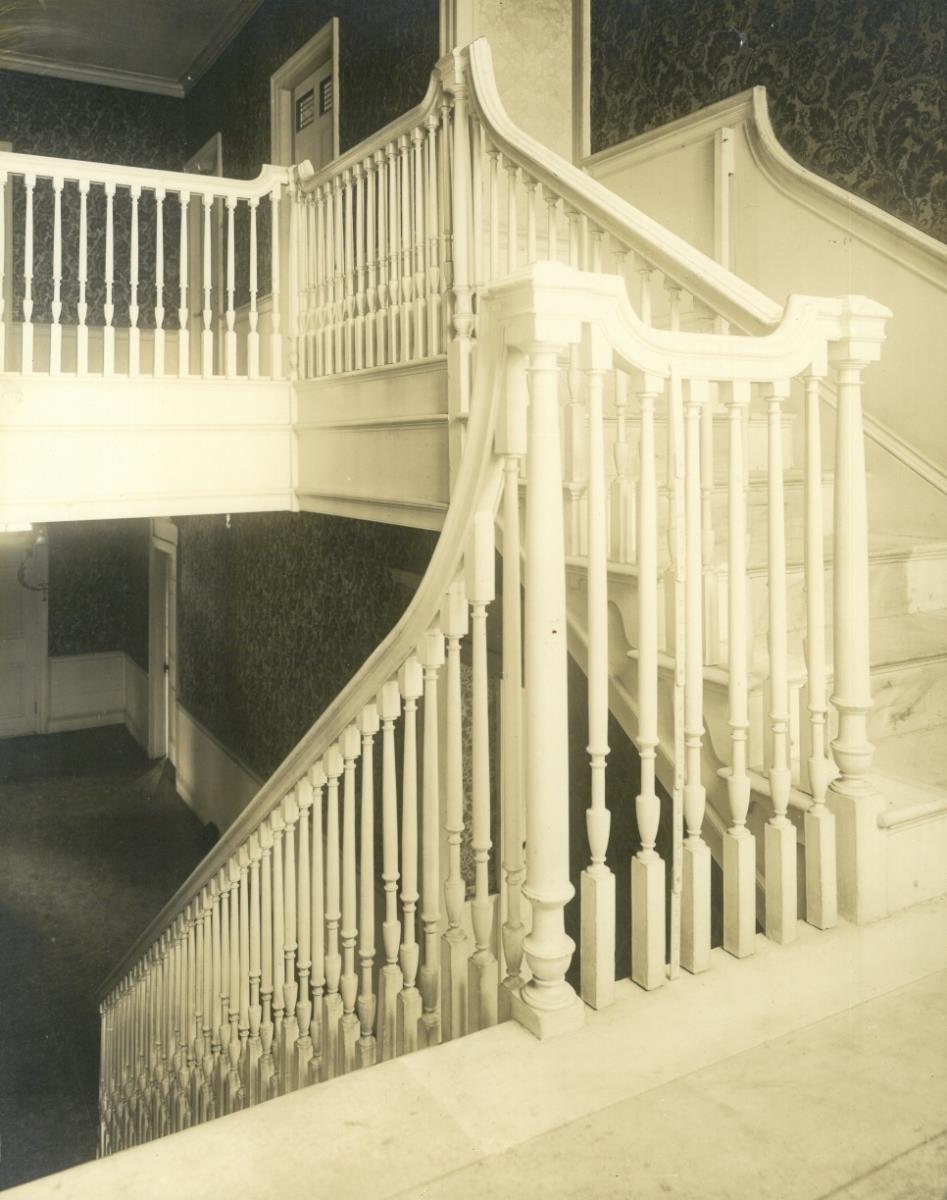 Boston, Jamaica Plain (Mass.), Moses Williams Estate House, Treppe