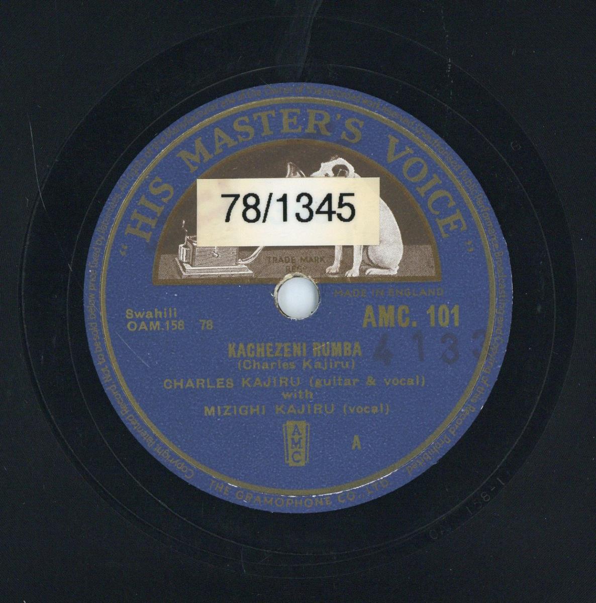Titel A: Kachezeni Rumba
Titel B: Mkunde Wangu