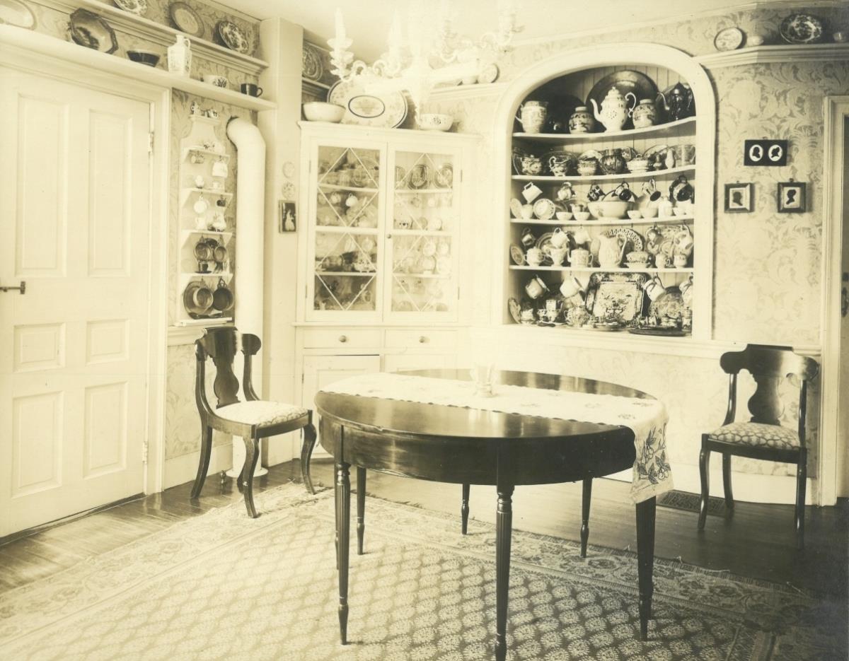 South Kingstown, Kingston, 2520, Kingstown Road, The Wilkins Updike House / Updike-Hunt House, Esszimmer