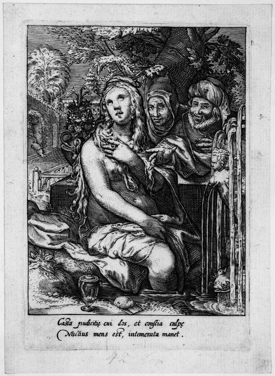 Susanna im Bade, von den beiden Alten belauscht