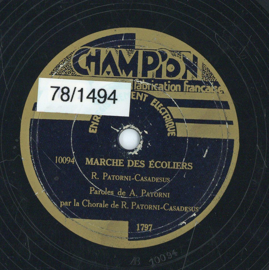Titel A: "Marche des Ecoliers"
Titel B: "Quel instrument jouez-vous?"