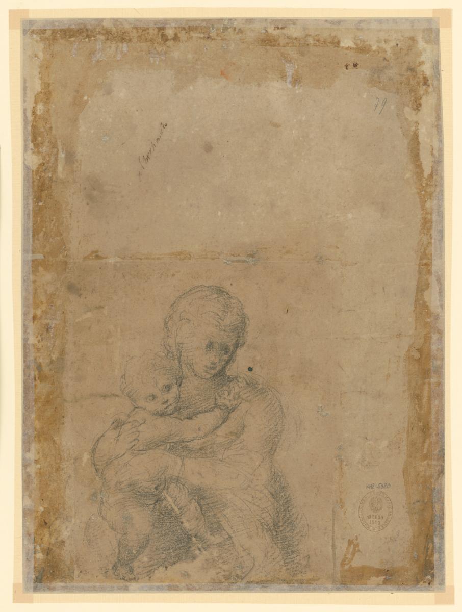 Halbfigur der Madonna