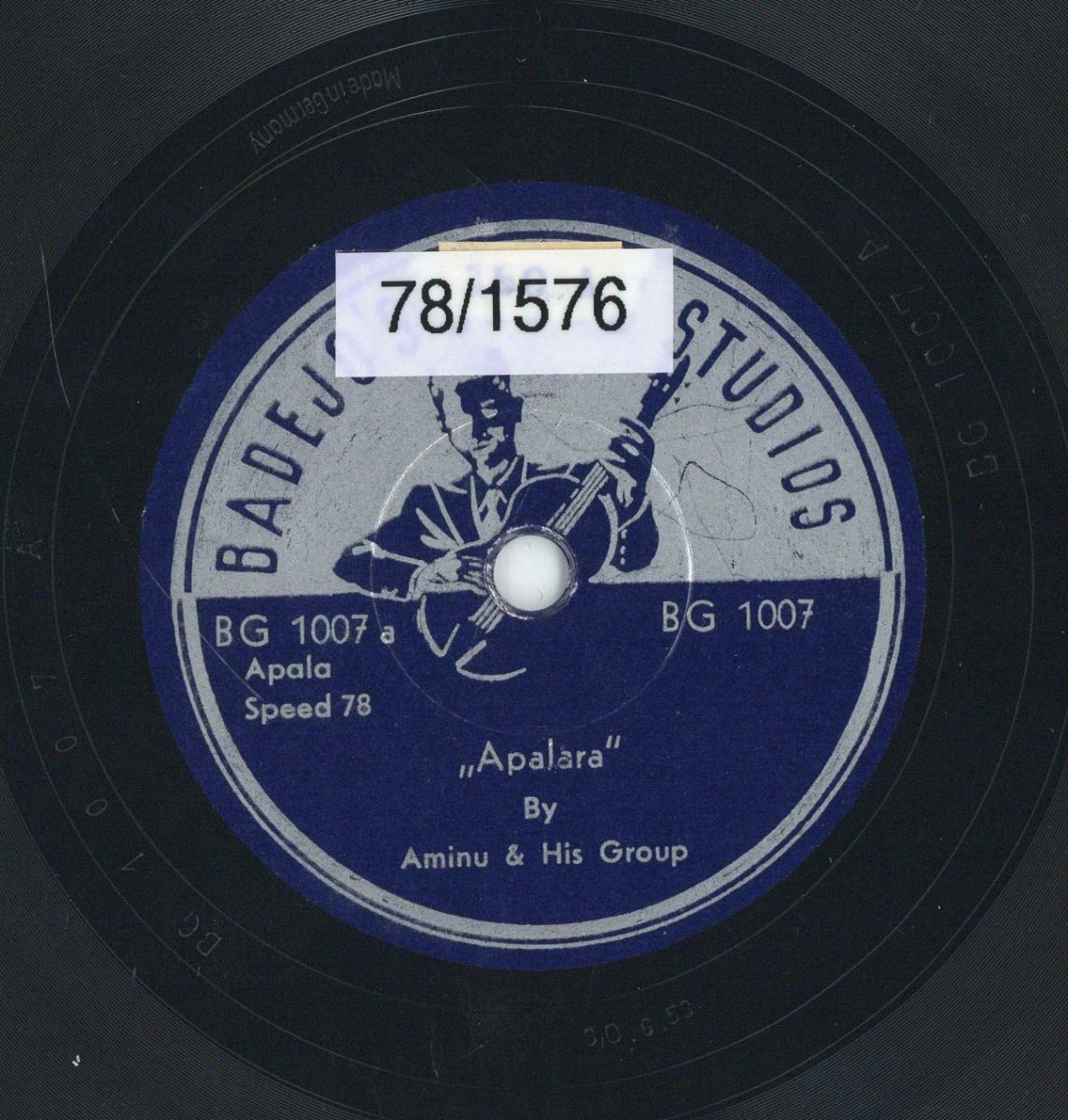 Titel A: "Apalara"
Titel B: "Orin Iku"