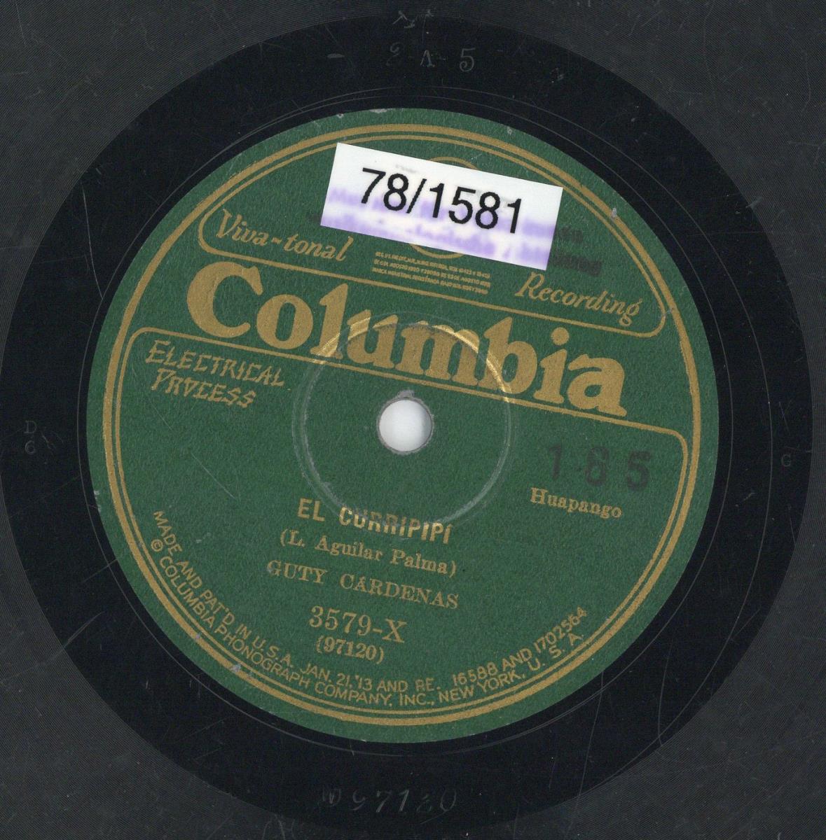 Titel A: Huapango "El Curripipi" (Vogelname)
Titel B: "Tortolita Cantadora"