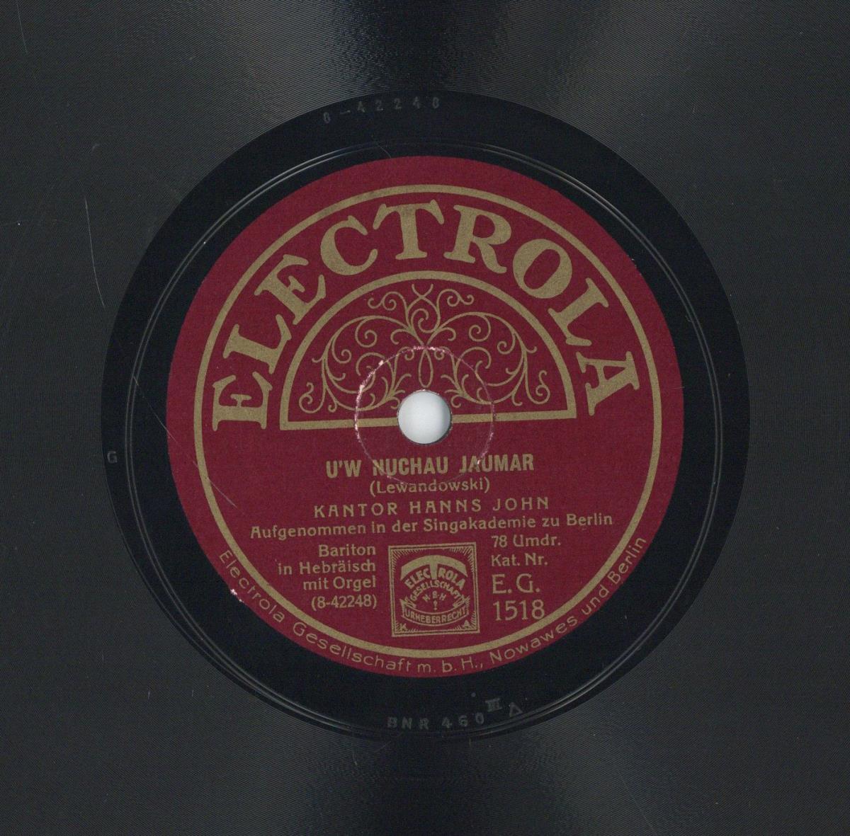 Titel A: "Chanukka"
Titel B: "U´w nuachau jaumar"