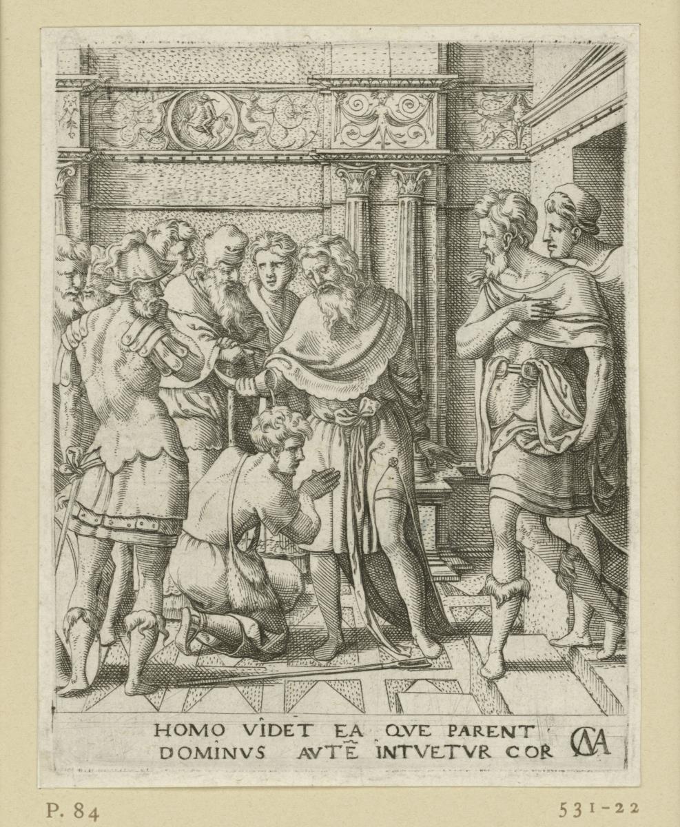 Samuel salbt König David