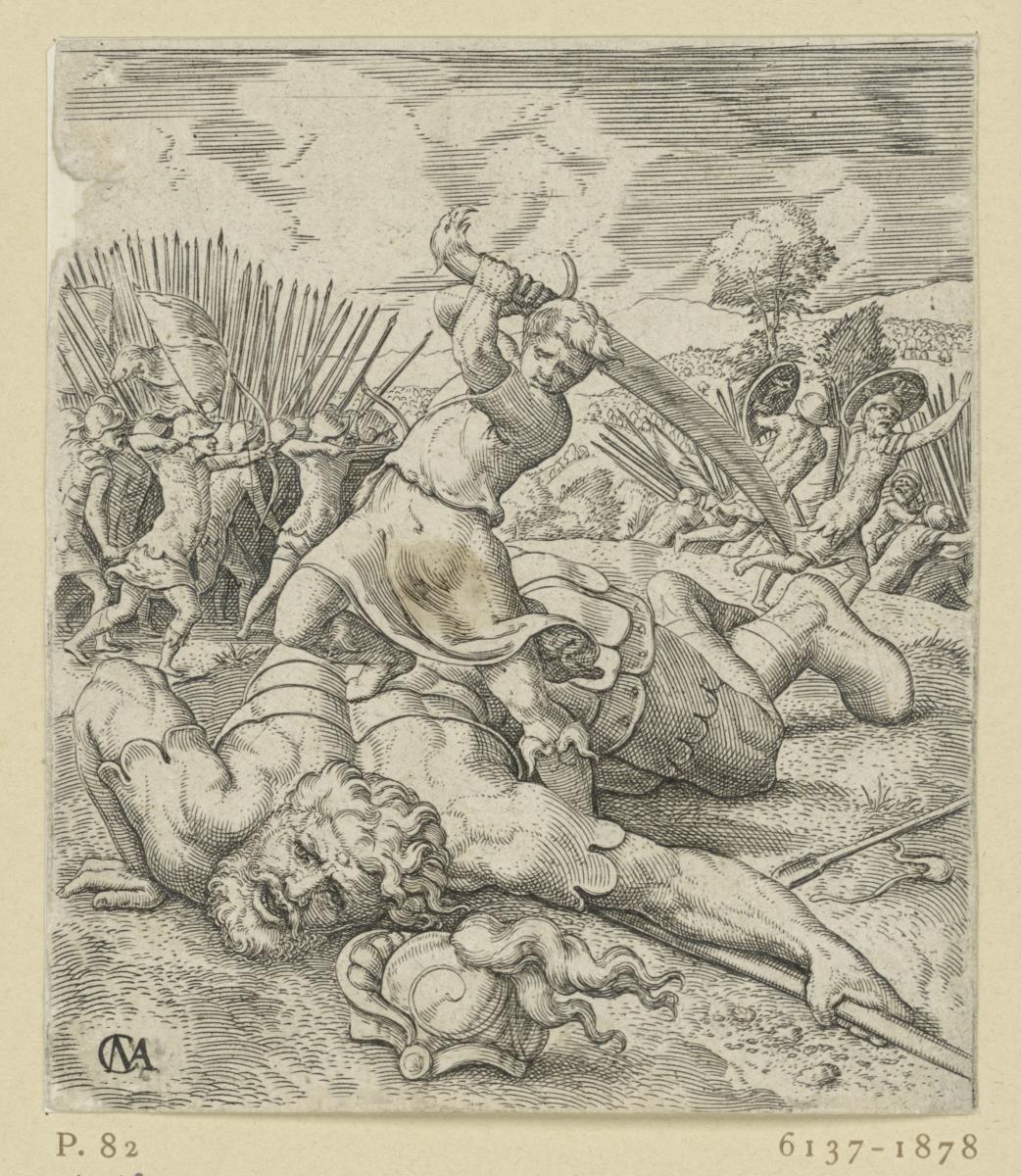 David enthauptet Goliath